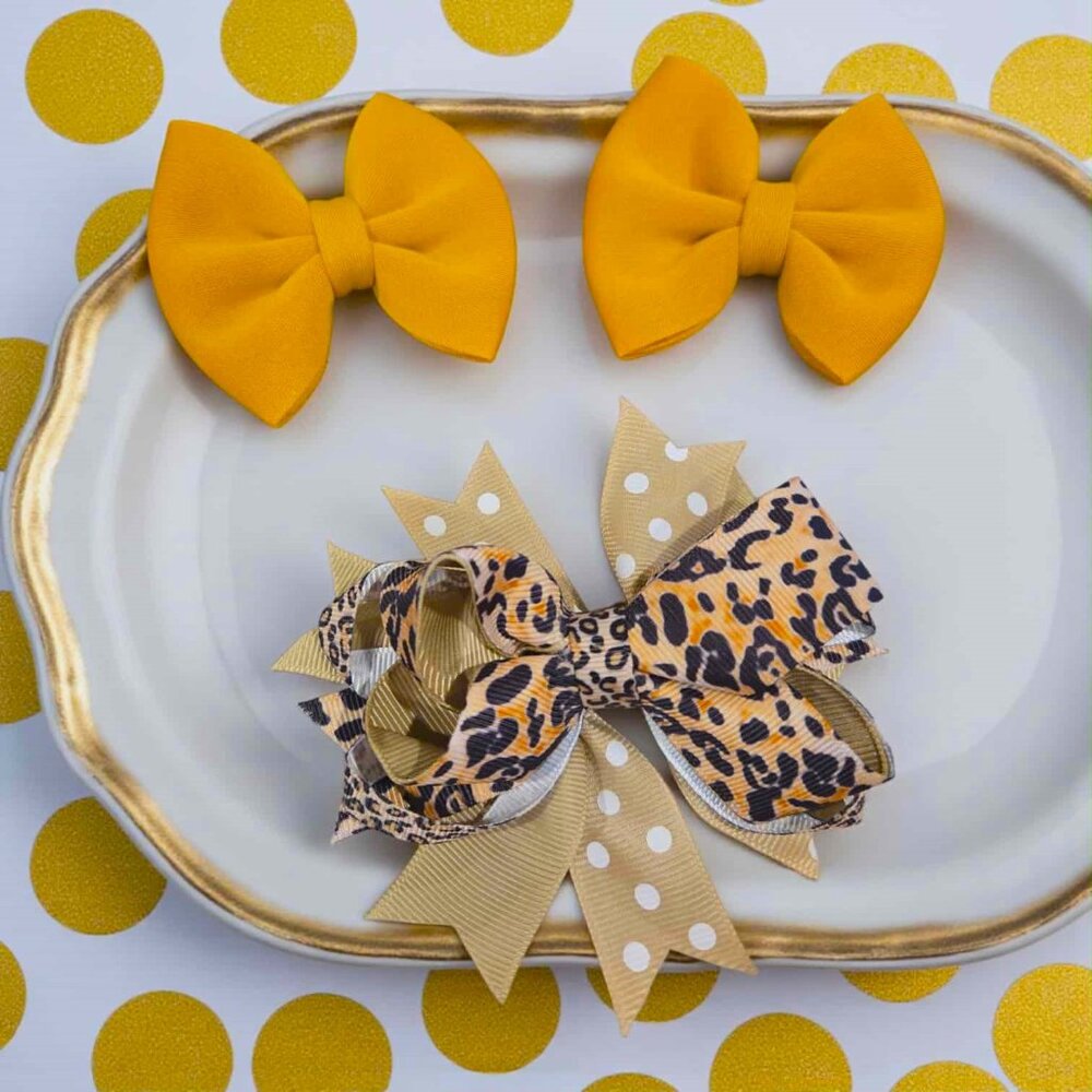 Animal Print With Mini Bows
